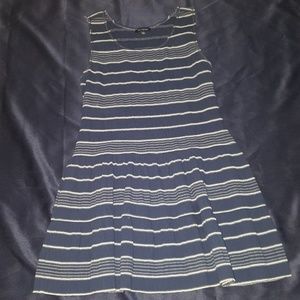 SZ L/G MAX EDITION BLUE AND WHITE STRIPE DRESS